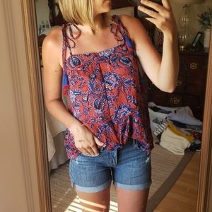 Loft Womens sz Small strappy Blouse *new*